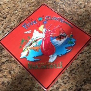 Margaritaville brand metal sign